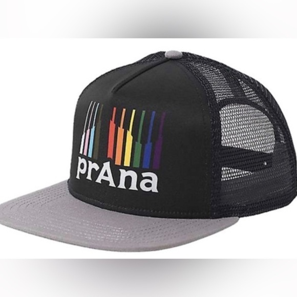 prAna Vista Trucker Hat Snapback in Pride Mountain Unisex One Size NWT! - Picture 1 of 4